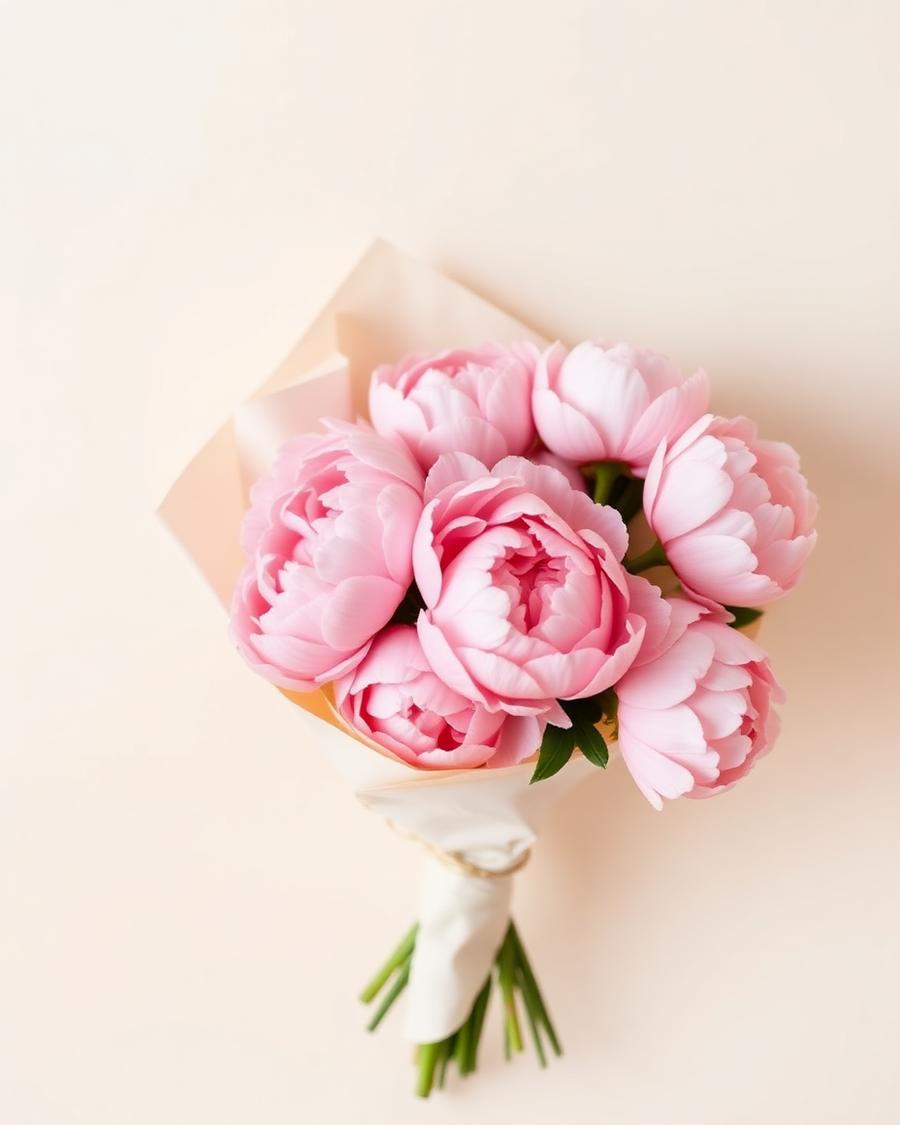 Ramo de flores frescas compuesto a mano en Pozuelo de Alarcón