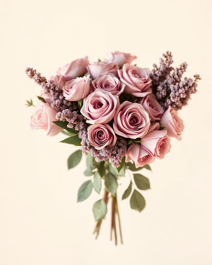 Arreglo floral en caja preparado para regalar